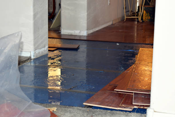 Professional Flood Cleanup technician working in Oxford, NJ